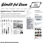 Digitalisering av "Gåmålt frå Qvam"